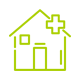 "Transparent background home icon."